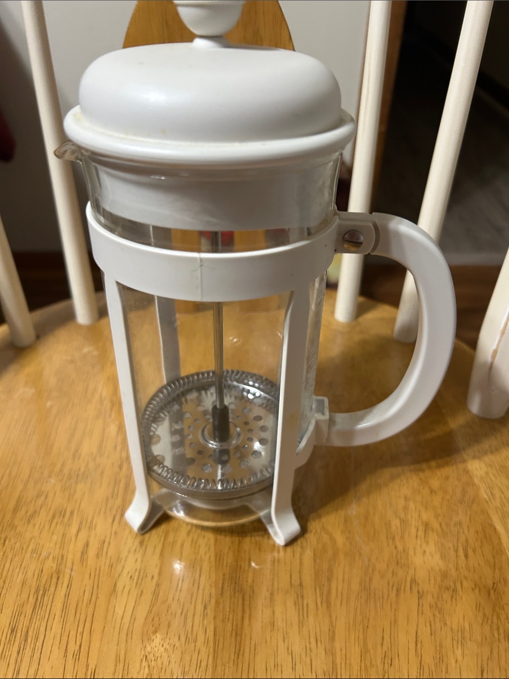 Bodum White French Press Coffee Maker